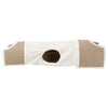 Sisal & Plush 1-Level 11.8" Cat Condos with Scratching Surface, Tunnel & Cat Toy