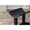 Isaba Plush 2-Level 24.4" Cat Tree with Sisal Scratching Posts, 2 Perch