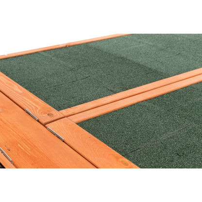 Weatherproof Outdoor X-Large Wooden Small Animal Cage and Run with Hinged Roof