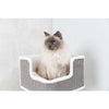 Ava XXL Jute & Plush 2-Level 34" Cat Tree with Scratching Post & Condo, Gray