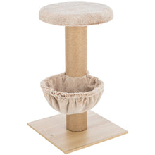 Mauricio Sisal & Plush 33" Cat Tree with Sisal Scratching Post, Perch & Hammock