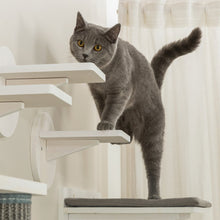 Wall Set 6 Wall Mounted Cat Perch System, Scratching Posts, Platforms, Steps