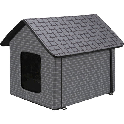 Insulated Outdoor Pet House, Foldable, Waterproof Material
