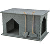 Lene Felt Indoor Cat Condo, Small Cat Hideaway - Cat Toy, Jute Scratching Pads