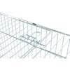 Enclosed Outdoor 55 cu. Ft. Galvanized Metal Small Animal Cage with 5 Doors