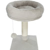 Seli Plush 4-Level 59" Cat Tree with Sisal Scratching Posts, Condo & Cat Toy