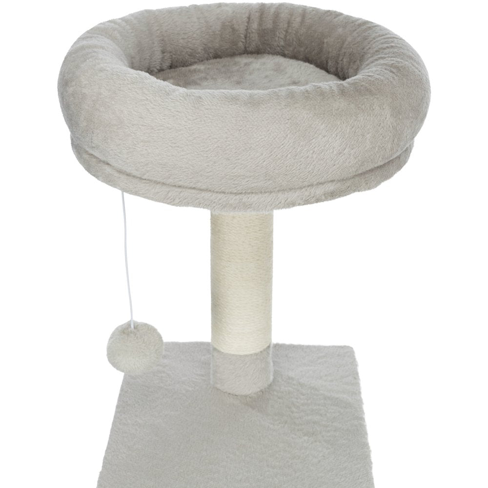 Seli Plush 4-Level 59" Cat Tree with Sisal Scratching Posts, Condo & Cat Toy