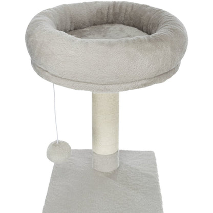 Seli Plush 4-Level 59" Cat Tree with Sisal Scratching Posts, Condo & Cat Toy