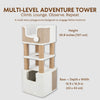 Lucano 39.8" Multi-Level Cat Tree with Sisal Scratching Posts