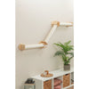 Wall Set 2 Multi-Level Wall Mounted Cat Perch System with 3 Sisal Posts, Natural