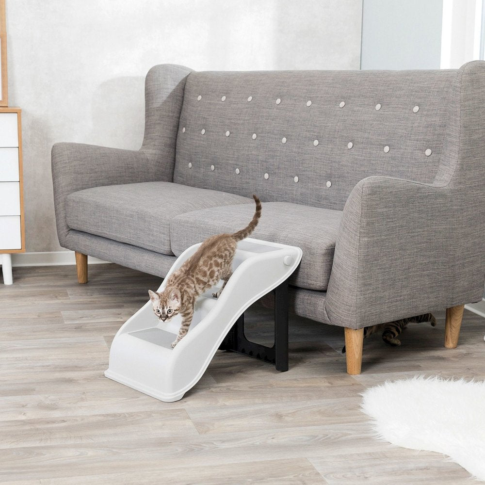 3 Step Pet Stairs, Lightweight & Collapsible, Easy to Store, Non-Slip Treads
