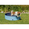 31.5" Outdoor Splash Pool for Dogs, Foldable Playpen, Bathtub, Blue, Medium
