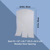 natura 12.6 x 17.7" Vinyl Door Flaps for Wooden Outdoor Dog Houses