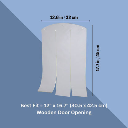 natura 12.6 x 17.7" Vinyl Door Flaps for Wooden Outdoor Dog Houses