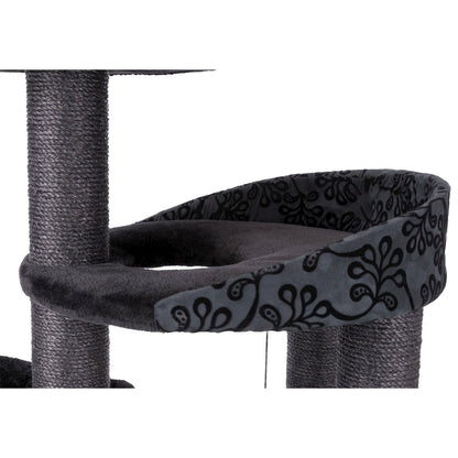 Filippo 4-Level 45" Cat Tree, Sisal Scratching Post, Plush Condo-Hammock