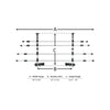 Adjustable Aluminum Grid Back Seat Pet Barrier for Dogs, 37.7 x 13, Silver