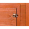 natura Weatherproof Wooden Outdoor Duck Coop with Pull-Out Tub, Brown
