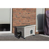 Classic Elevated Weatherproof Cat House, 2 Cover Openings, Indoor-Outdoor
