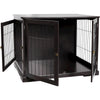29.5" Dog Crate, Wooden Indoor Kennel Furniture for Small Dogs Up to 25 lb