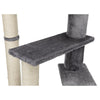 Baza Senior Plush & Sisal 27.6" Cat Tree Scratching Posts Hammock & Steps, Gray