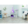 My Kitty Castle Plush 35.5" Cat Tree, Sisal Scratching Posts, Rustling Fabric