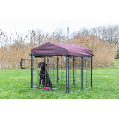 Deluxe Outdoor Dog Kennel, Medium