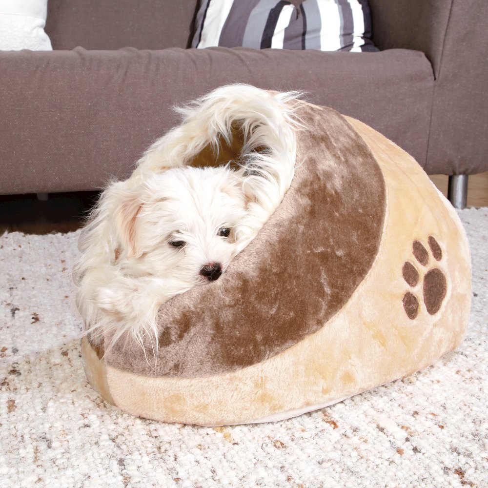Minou Cuddly Cave, Brown, Small