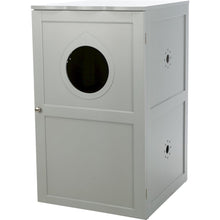 2-Story Cat Litter Box Enclosure Hidden Litter Indoor Cat Furniture Accent Table