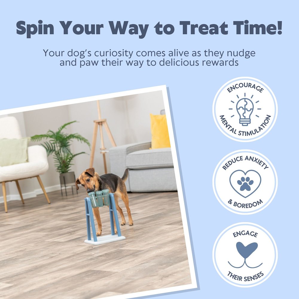 Mad Scientist Turn Around Strategy Game, Level 2 Dog Puzzle Toy, Dog Activity