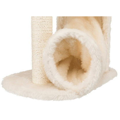 Baza Gandia Plush 26.8" Cat Tree with Sisal Scratching Post-Hammock & Tunnel