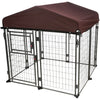 Deluxe Outdoor Dog Kennel, Medium