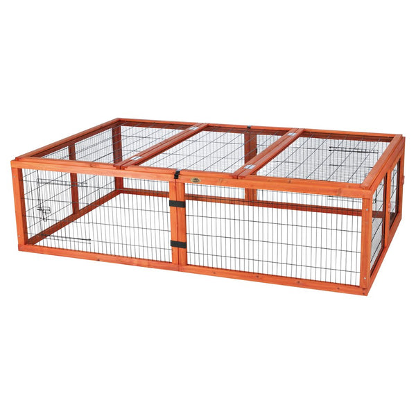 Weatherproof Outdoor Large Small Animal Cage and Run Extension w-Hinged Roof