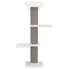Acadia Plush & Sisal 3-Level 63" Cat Tree, Scratching Posts, Wall Brackets, Gray
