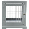 32.7" Dog Crate, Wooden Indoor Kennel Furniture for Medium Dogs Up to 50 lb