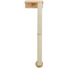 Wall Set 1 Wall Mounted Sisal Cat Scratching Post with Ledge, Natural