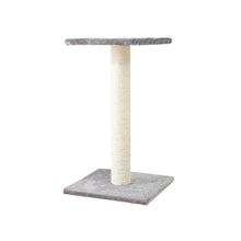 Espejo 27" Sisal Cat Scratching Post with Plush Platform, Gray