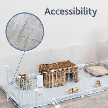 Indoor Enclosure for Small Pets, Indoor Pen with Water-Resistent Base