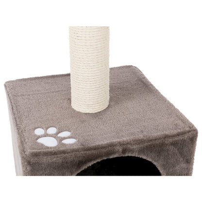 San Fernando Plush & Sisal 3-Level 41.7" Cat Tree, Scratching Posts & Condo