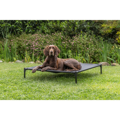 2-in-1 Elevated Portable Dog House or Dog Cot & Tent for Medium-Large Dogs