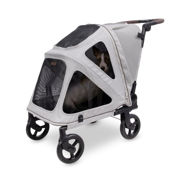 Hudson Pet Stroller - Medium -  Light Gray