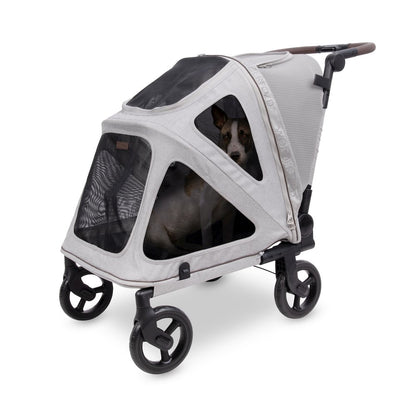 Hudson Pet Stroller - Medium -  Light Gray