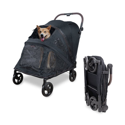 Hudson Pet Stroller - Medium - Graphite Black