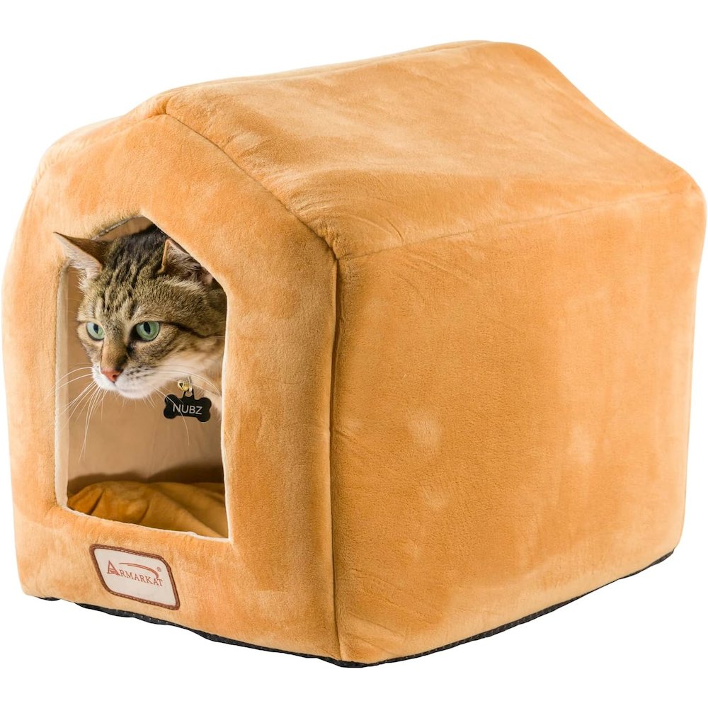 Cat Bed Earth Brown & Beige
