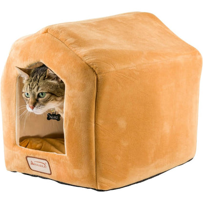 Cat Bed Earth Brown & Beige