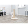 Parla Sisal 24.5" Cat Scratching Post with Plush Base, Beige
