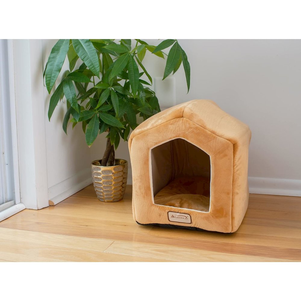 Cat Bed Earth Brown & Beige