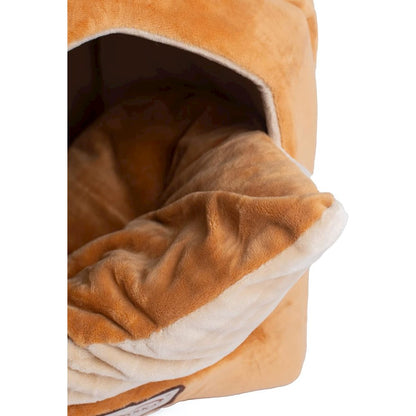 Cat Bed Earth Brown & Beige